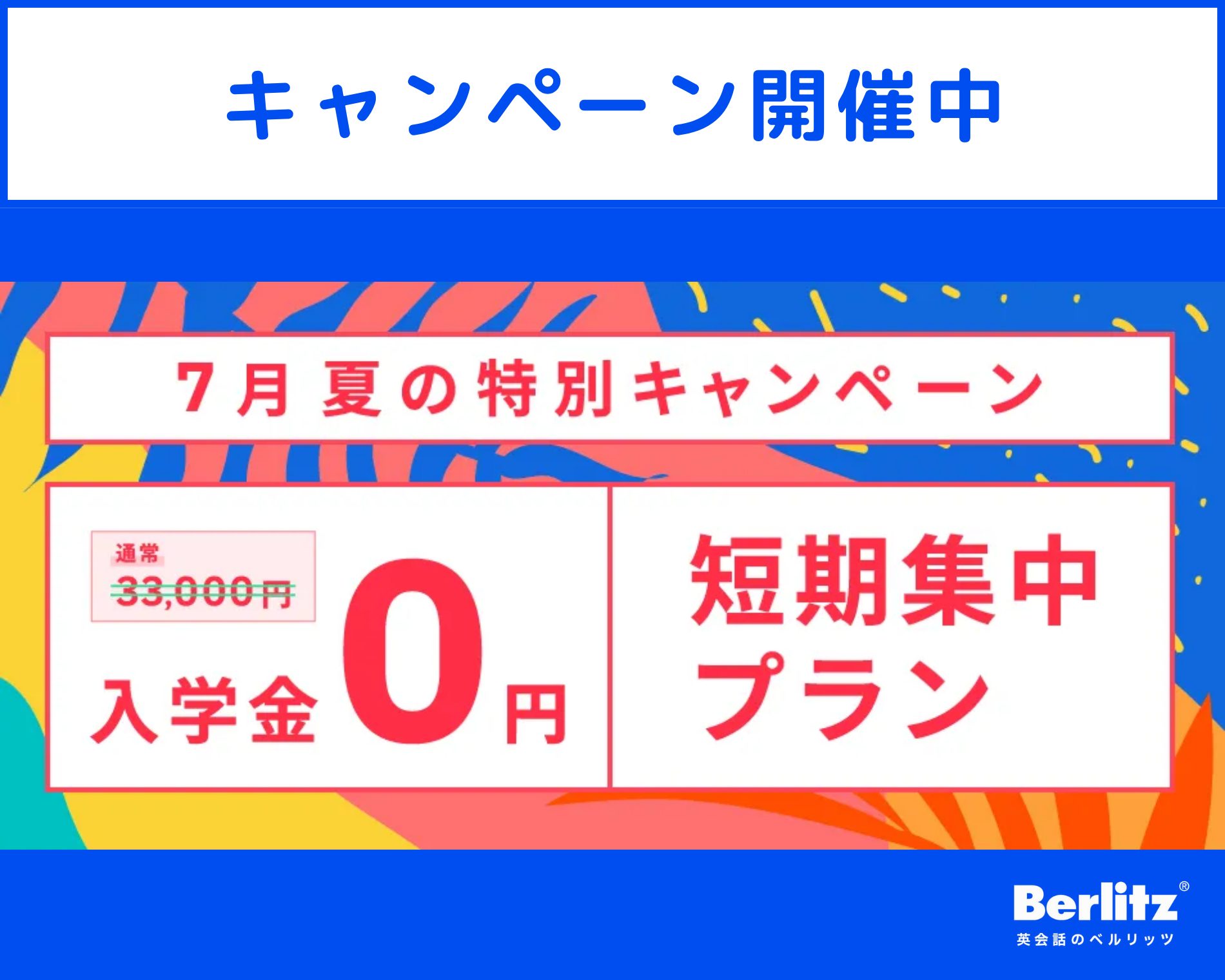 ベルリッツ_キャンペーン